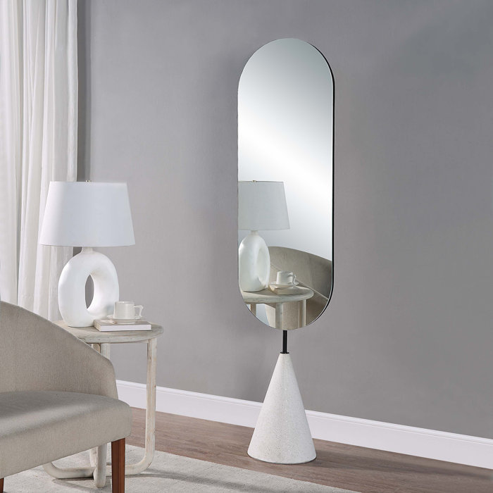 Albi Oval Floor Mirror AllModern